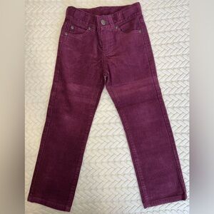 Janie and Jack Burgundy Cords